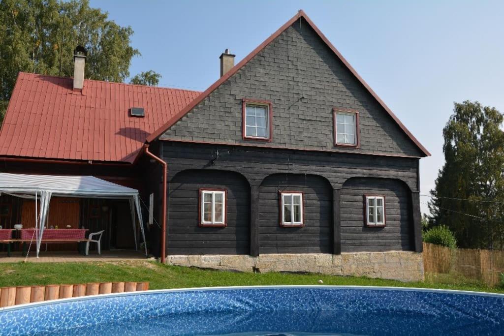 Chalupa U Tri Sovicek. Jetřichovice Buitenkant foto